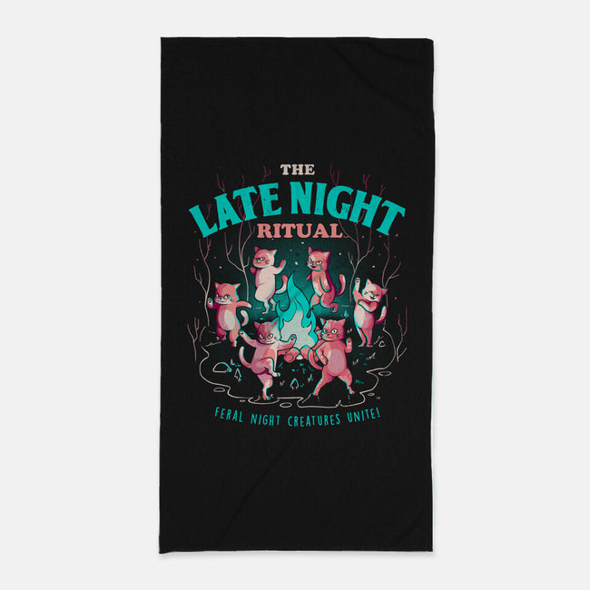 The Late Night Ritual-none beach towel-eduely