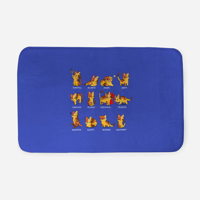 Cat Mood-none memory foam bath mat-Vallina84
