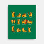 Cat Mood-none stretched canvas-Vallina84