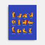Cat Mood-none stretched canvas-Vallina84