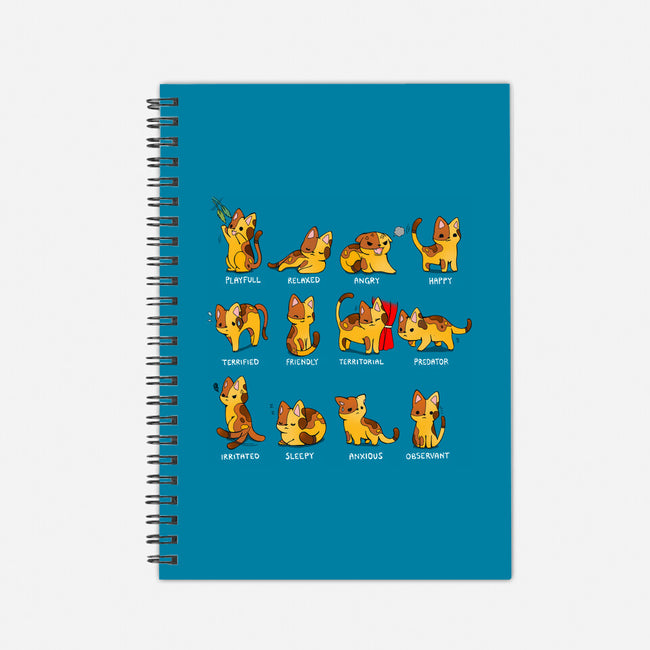 Cat Mood-none dot grid notebook-Vallina84