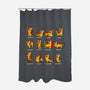 Cat Mood-none polyester shower curtain-Vallina84