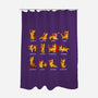 Cat Mood-none polyester shower curtain-Vallina84