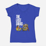 The Last Sofas-womens v-neck tee-mikebonales