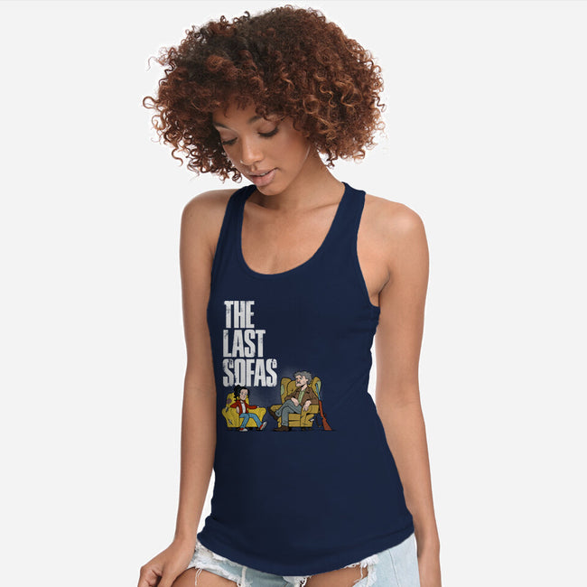 The Last Sofas-womens racerback tank-mikebonales