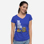 The Last Sofas-womens v-neck tee-mikebonales