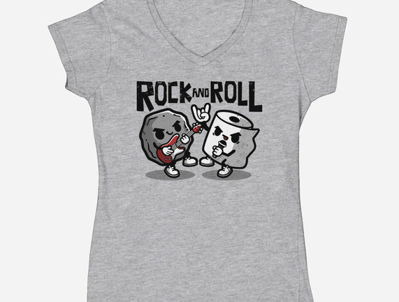 Rock And Toilet Roll
