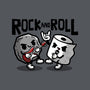 Rock And Toilet Roll-none stretched canvas-NemiMakeit