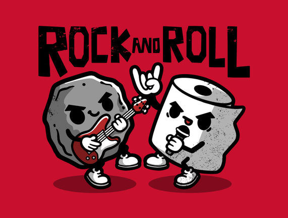 Rock And Toilet Roll