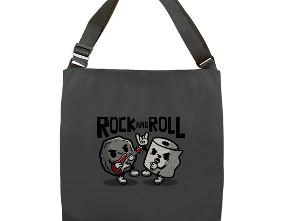 Rock And Toilet Roll
