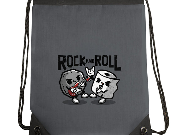 Rock And Toilet Roll
