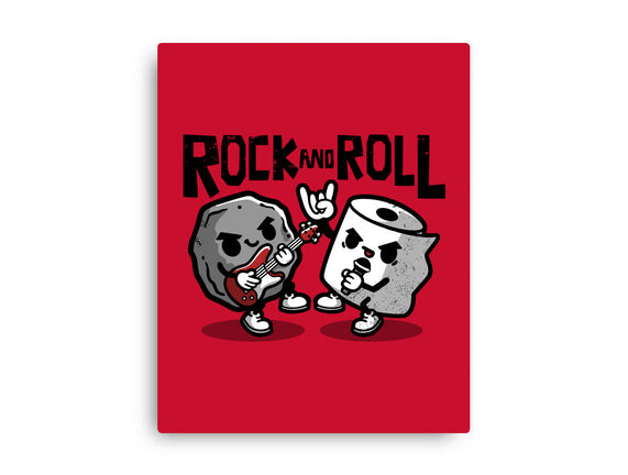 Rock And Toilet Roll