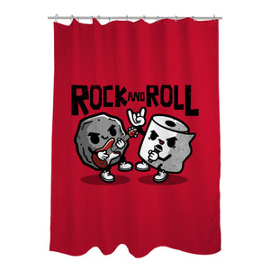 Rock And Toilet Roll