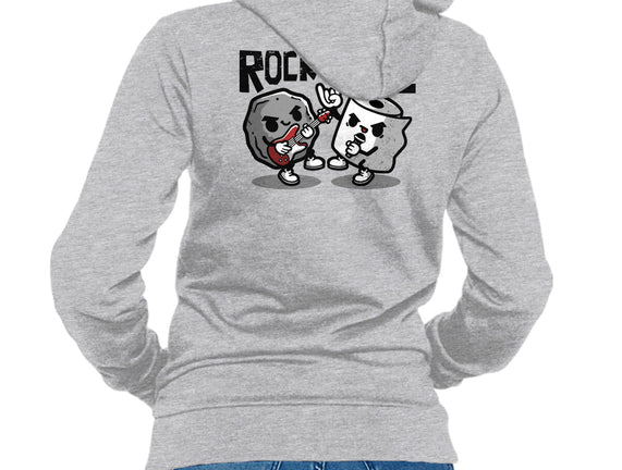 Rock And Toilet Roll