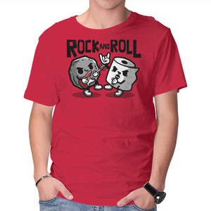 Rock And Toilet Roll