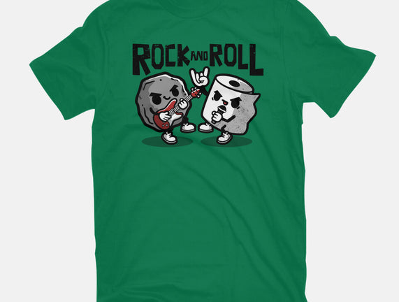 Rock And Toilet Roll