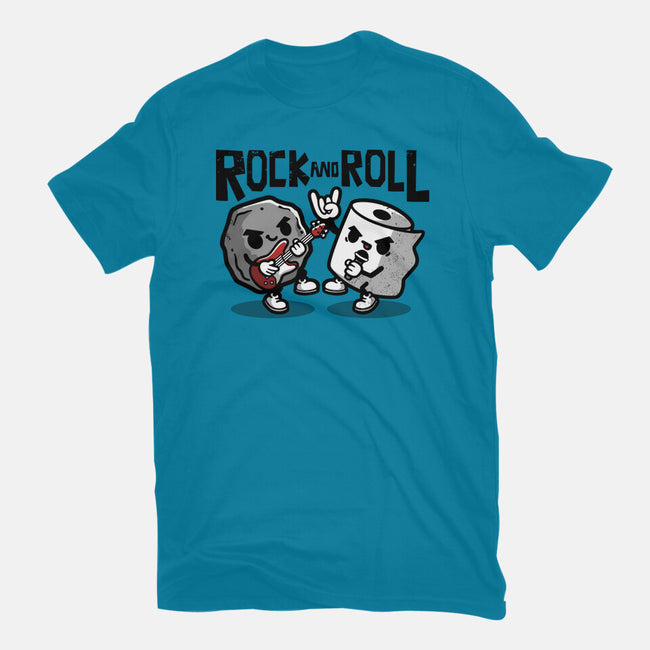 Rock And Toilet Roll-unisex basic tee-NemiMakeit