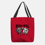Rock And Toilet Roll-none basic tote bag-NemiMakeit
