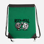 Rock And Toilet Roll-none drawstring bag-NemiMakeit