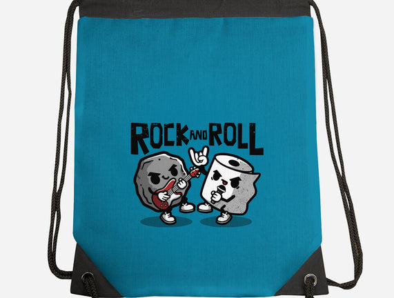 Rock And Toilet Roll