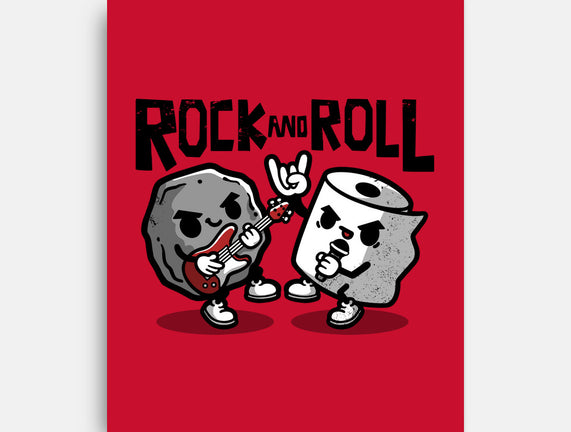 Rock And Toilet Roll