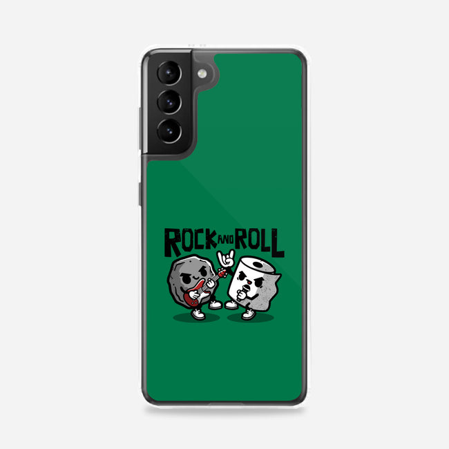 Rock And Toilet Roll-samsung snap phone case-NemiMakeit