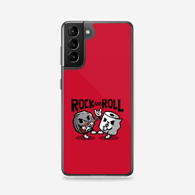 Rock And Toilet Roll-samsung snap phone case-NemiMakeit