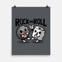 Rock And Toilet Roll-none matte poster-NemiMakeit