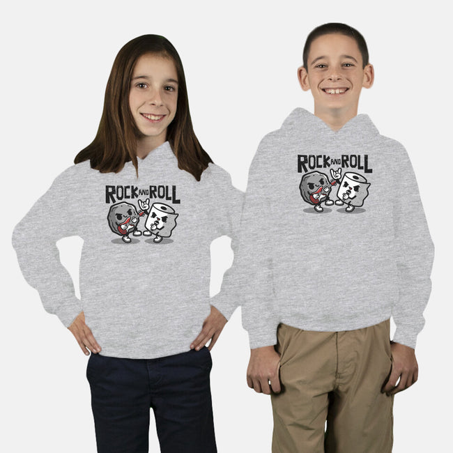 Rock And Toilet Roll-youth pullover sweatshirt-NemiMakeit