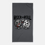 Rock And Toilet Roll-none beach towel-NemiMakeit