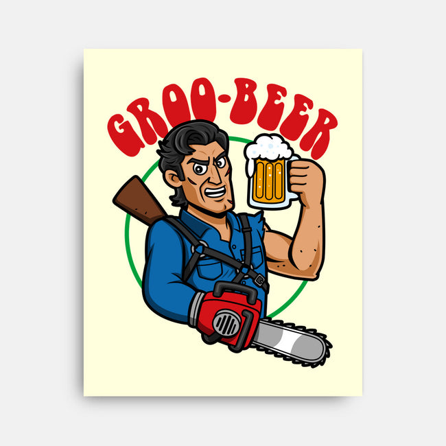 Groo-beer-none stretched canvas-Boggs Nicolas