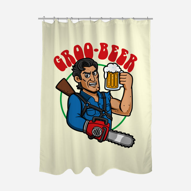 Groo-beer-none polyester shower curtain-Boggs Nicolas