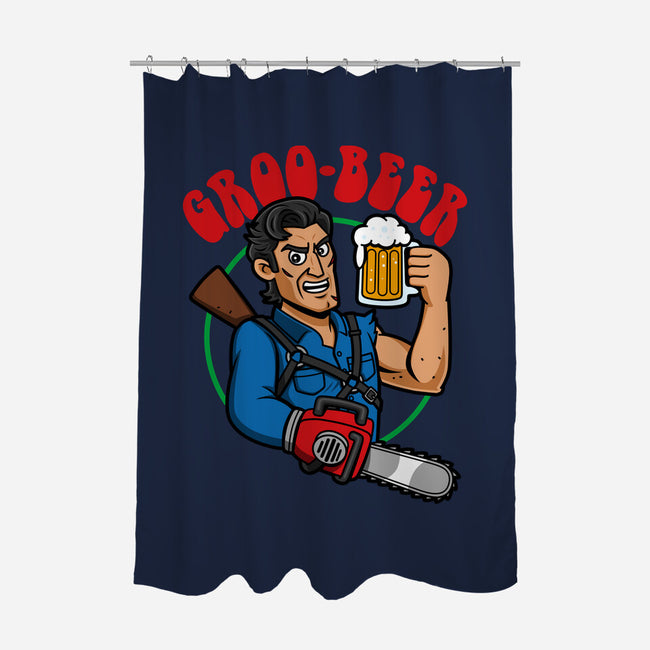 Groo-beer-none polyester shower curtain-Boggs Nicolas