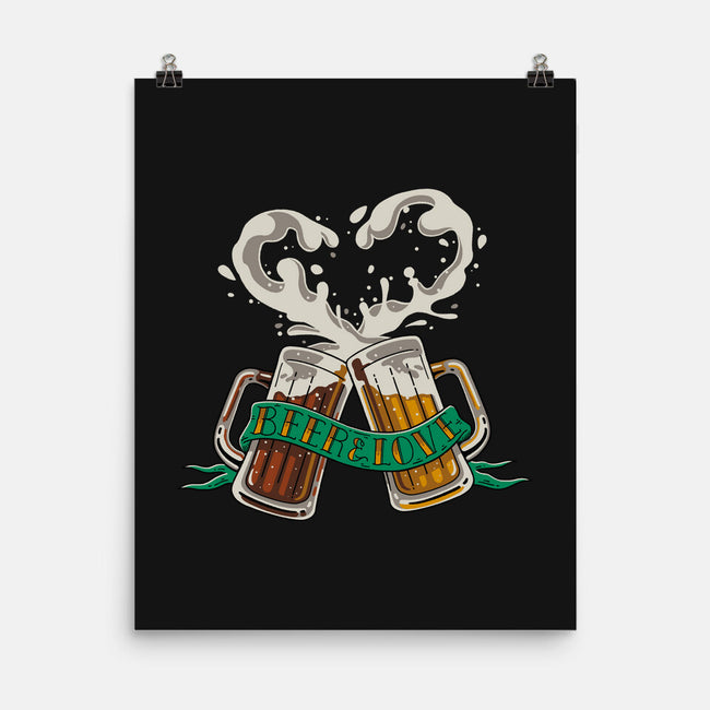 Beer And Love-none matte poster-Getsousa!