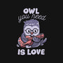 Owl You Need Is Love-unisex kitchen apron-tobefonseca