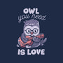 Owl You Need Is Love-none beach towel-tobefonseca