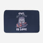 Owl You Need Is Love-none memory foam bath mat-tobefonseca