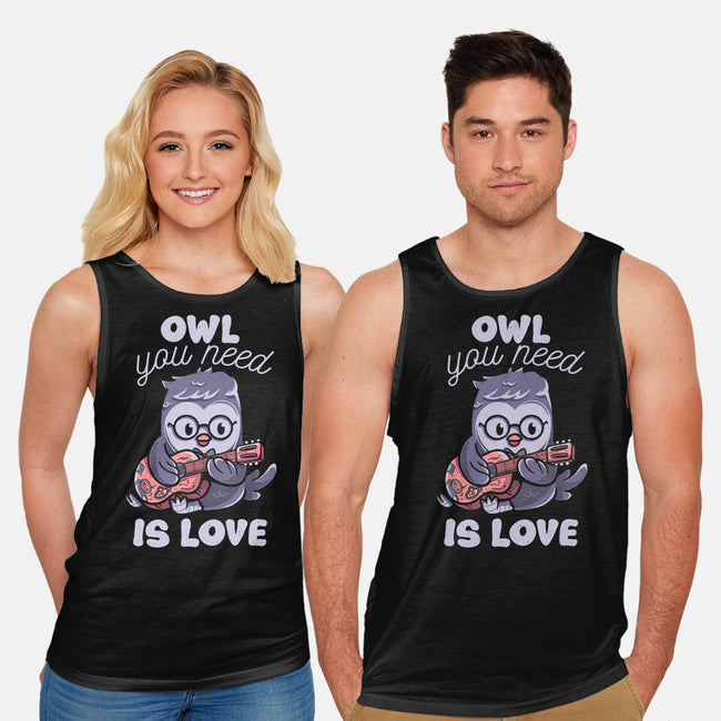 Owl You Need Is Love-unisex basic tank-tobefonseca
