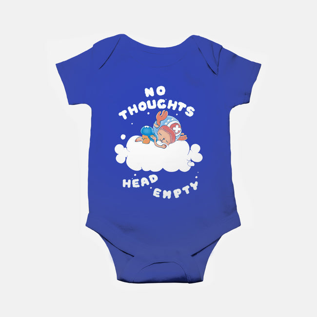 No Thoughts-baby basic onesie-naomori
