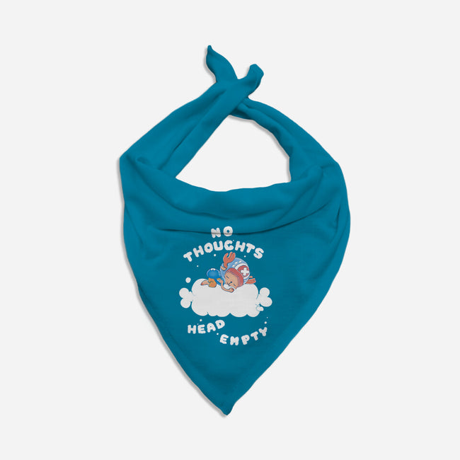 No Thoughts-cat bandana pet collar-naomori