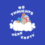 No Thoughts-none zippered laptop sleeve-naomori