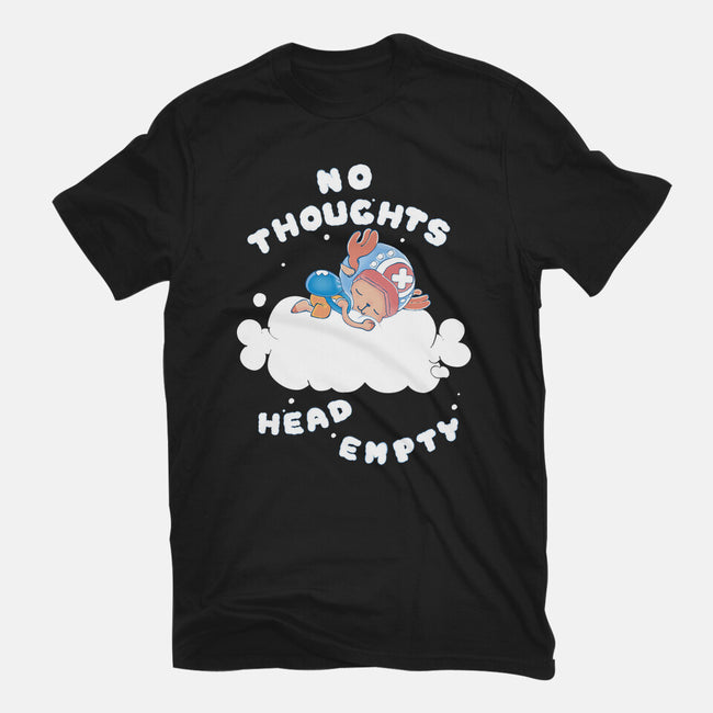 No Thoughts-womens fitted tee-naomori