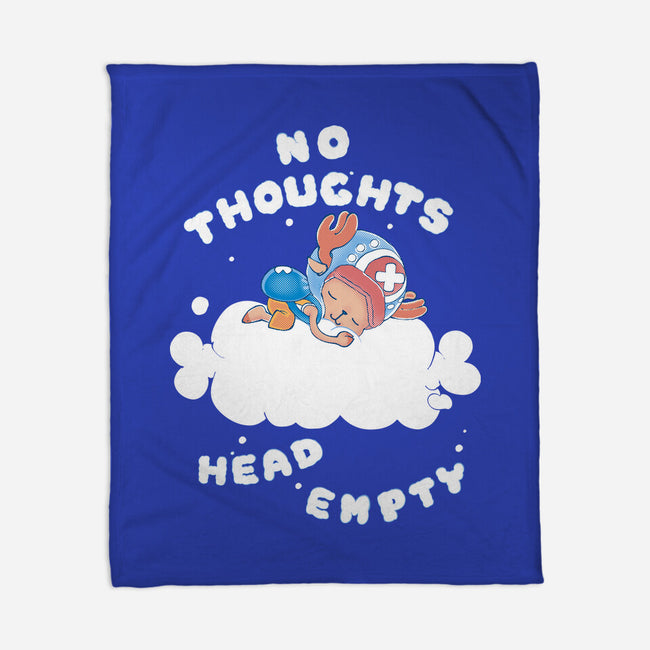 No Thoughts-none fleece blanket-naomori