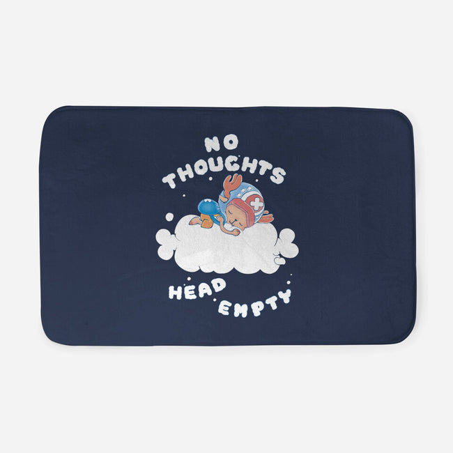 No Thoughts-none memory foam bath mat-naomori