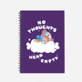 No Thoughts-none dot grid notebook-naomori