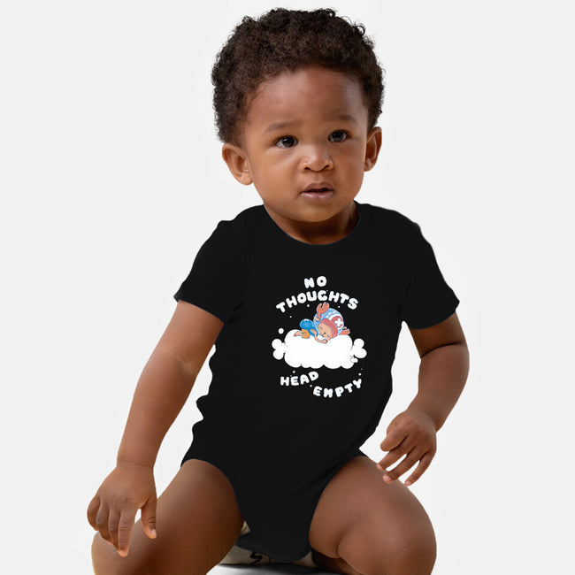 No Thoughts-baby basic onesie-naomori