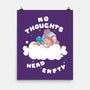 No Thoughts-none matte poster-naomori