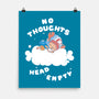 No Thoughts-none matte poster-naomori