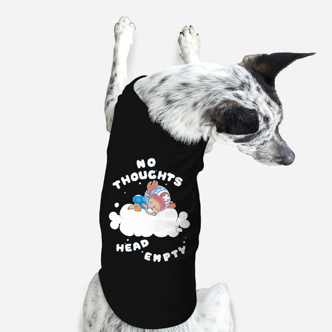 No Thoughts-dog basic pet tank-naomori