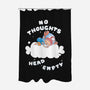 No Thoughts-none polyester shower curtain-naomori